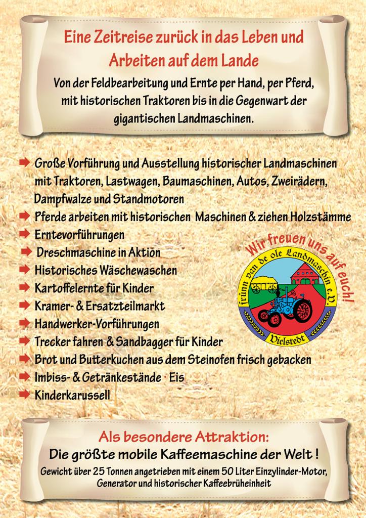 Flyer Rückseite Dreschfest 2023